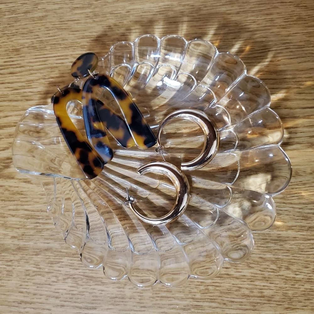 Shell Shape Trinket Tray Jewelry Holder